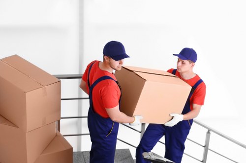 Packed household and business items ready for long-term storage
