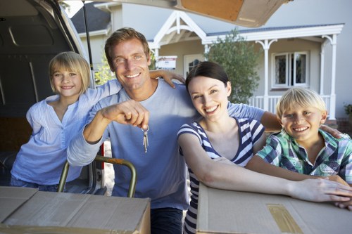 Professional movers handling a residential relocation in Putney
