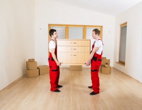 A practical storage space for furniture and boxes in Putney